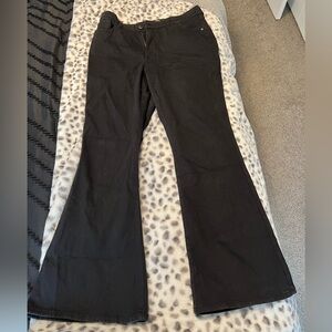 Elizabeth & James high rise black flare jeans